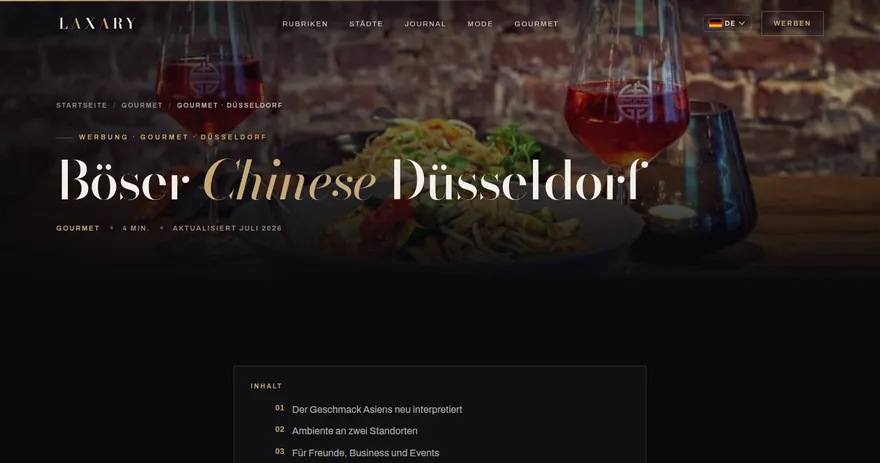 Aufnahme der ver&ouml;ffentlichten Seite auf laxary.de