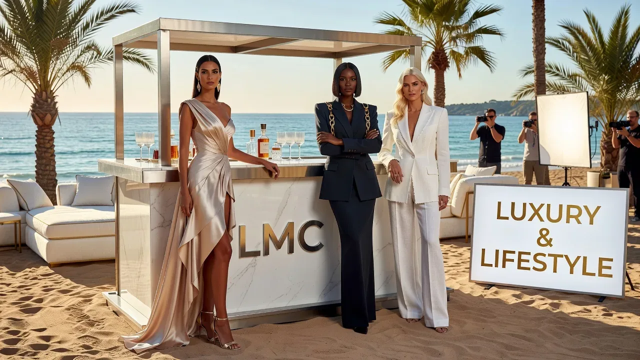 Markenauftritt des Clubs an der Strandbar