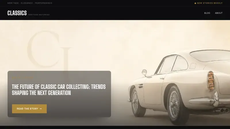 Startseite von Classics Lifestyle