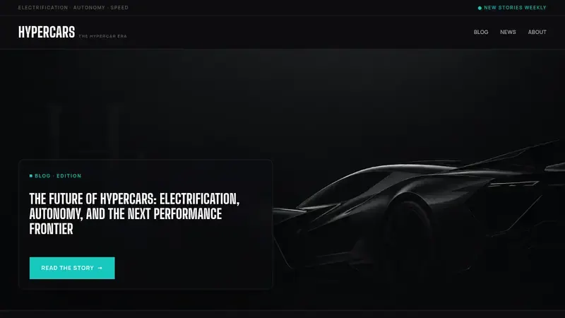 Startseite von Hypercars