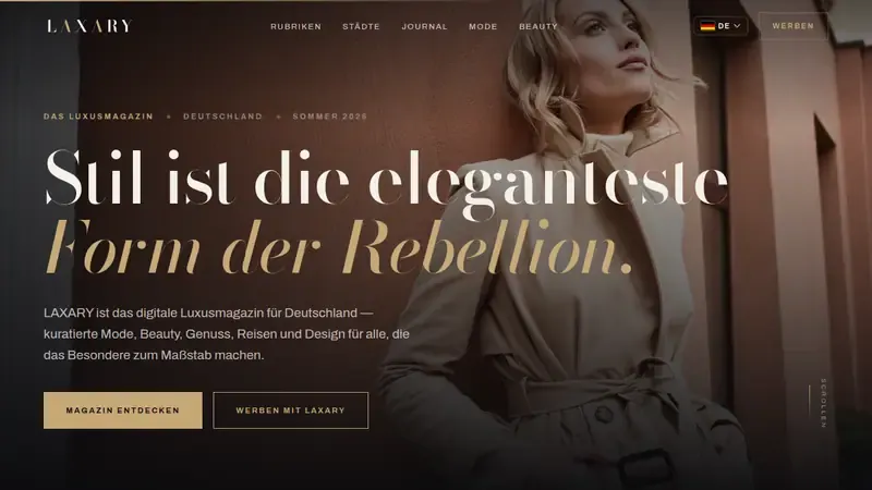 Startseite von Laxary Deutschland