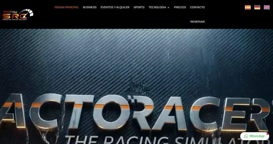 Startseite von Sim.Racing Center Mallorca